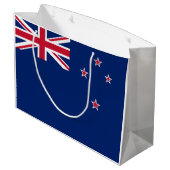 Grand Sac Cadeau Drapeau néo-zélandais (Dos Angle)