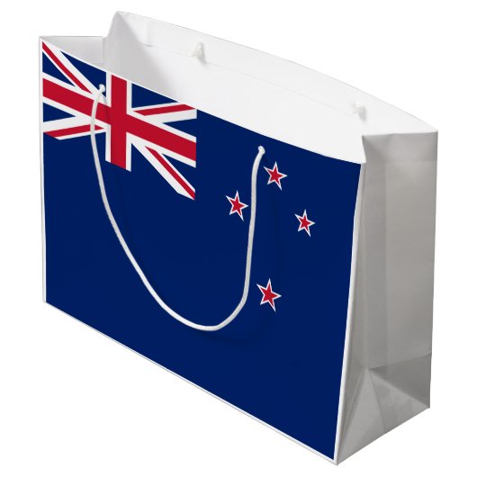 Grand Sac Cadeau Drapeau néo-zélandais (Dos Angle)