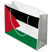 Grand Sac Cadeau Drapeau palestinien (Dos Angle)