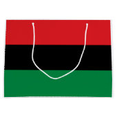 Grand Sac Cadeau Drapeau panafricain (Devant)