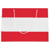 Grand Sac Cadeau Drapeau patriotique autrichien (Devant)