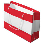 Grand Sac Cadeau Drapeau patriotique autrichien (Devant Angle)