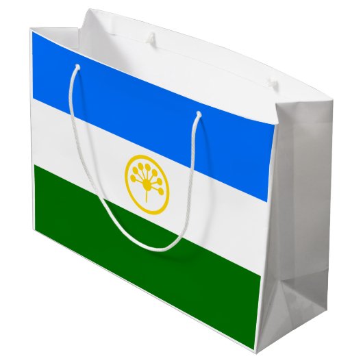 Grand Sac Cadeau Drapeau patriotique Bachkortostan (Dos Angle)