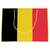 Grand Sac Cadeau Drapeau patriotique belge (Devant)