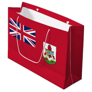 Grand Sac Cadeau Drapeau patriotique des Bermudes