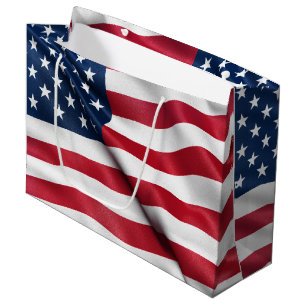 Grand Sac Cadeau Drapeau patriotique des Etats-Unis