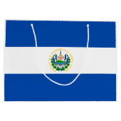Grand Sac Cadeau Drapeau patriotique El Salvador (Dos)
