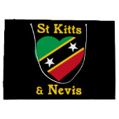 Grand Sac Cadeau Drapeau Saint-Kitts-Et-Nevis Indépendance Caraïbes (Dos)