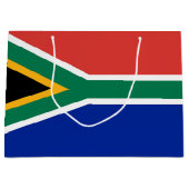 Grand Sac Cadeau drapeau sud-africain (Devant)