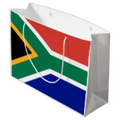 Grand Sac Cadeau Drapeau sud-africain (Dos Angle)