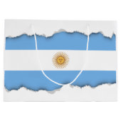 Grand Sac Cadeau Drapeau traditionnel de l'Argentine (Dos)