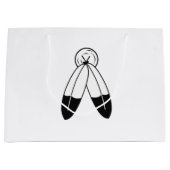 Grand Sac Cadeau Drapeau Two-Spirit (Devant)
