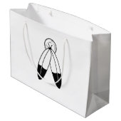 Grand Sac Cadeau Drapeau Two-Spirit (Dos Angle)