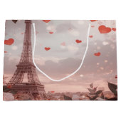 Grand Sac Cadeau Dreamy Paris Romance: Eiffel Tower (Devant)