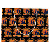 Grand Sac Cadeau Drôle 100% Cette Sorcière Halloween (Dos)