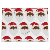 Grand sac cadeau du Père Noël africain (Devant)