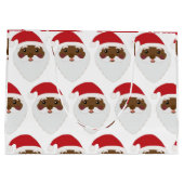 Grand sac cadeau du Père Noël africain (Dos)