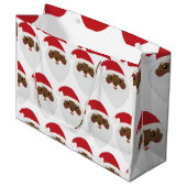 Grand sac cadeau du Père Noël africain (Devant Angle)