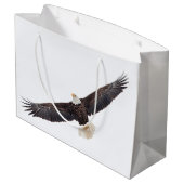 Grand Sac Cadeau Eagle chauve (Dos Angle)