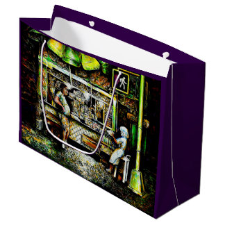 Grand Sac Cadeau Éblouissant