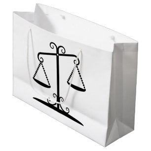 Grand Sac Cadeau échelles d'équilibre