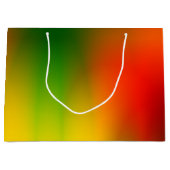 Grand Sac Cadeau Éclaboussure de Rasta de couleur (Devant)