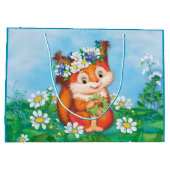 Grand Sac Cadeau Écureuil (Dos)
