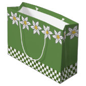 Grand sac cadeau Edelweiss vert (Dos Angle)