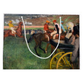 Grand Sac Cadeau Edgar Degas - Aux courses (Dos)