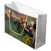 Grand Sac Cadeau Edgar Degas - Aux courses (Devant Angle)