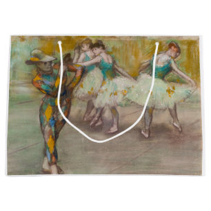 Grand Sac Cadeau Edgar Degas - Danse de l'Arlequin