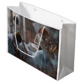 Grand Sac Cadeau Edgar Degas - Danseurs (Devant Angle)