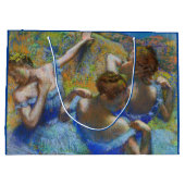 Grand Sac Cadeau Edgar Degas - Danseurs Bleus (Dos)