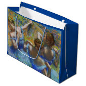 Grand Sac Cadeau Edgar Degas - Danseurs Bleus (Devant Angle)