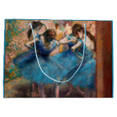 Grand Sac Cadeau Edgar Degas - Danseurs en bleu (Dos)