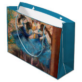 Grand Sac Cadeau Edgar Degas - Danseurs en bleu (Dos Angle)