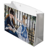 Grand Sac Cadeau Edouard Manet - Le Chemin De Fer (Dos Angle)