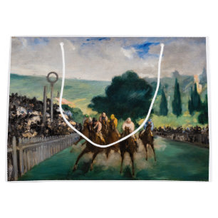 Grand Sac Cadeau Edouard Manet - Les courses à Longchamp