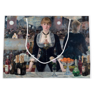 Grand Sac Cadeau Edouard Manet - Un bar aux Folies-Bergere