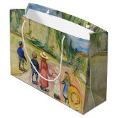 Grand Sac Cadeau Edvard Munch - La forêt Fairytale (Dos Angle)