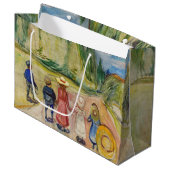 Grand Sac Cadeau Edvard Munch - La forêt Fairytale (Devant Angle)