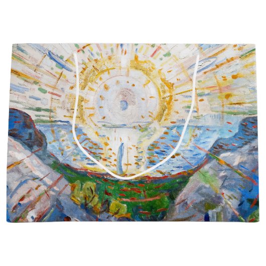 Grand Sac Cadeau Edvard Munch - Le Soleil 1912 (Devant)