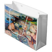 Grand Sac Cadeau Edvard Munch - Rive avec Maison Rouge (Devant Angle)