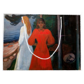 Grand Sac Cadeau Edvard Munch - Rouge et Blanc (Dos)