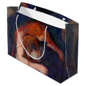 Grand Sac Cadeau Edvard Munch - Vampire / Amour et douleur (Dos Angle)