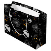 Grand Sac Cadeau Éffrayant Dark Halloween Motif (Dos Angle)