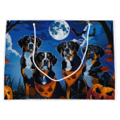 Grand Sac Cadeau Éffrayant d'Halloween suisse (Devant)