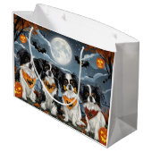 Grand Sac Cadeau Éffrayant japonais Halloween Chin (Dos Angle)