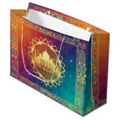 Grand Sac Cadeau Eid Coloré (Devant Angle)