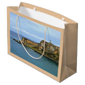 Grand Sac Cadeau El Morro Guarding San Juan Bay Entrée Custom (Dos Angle)